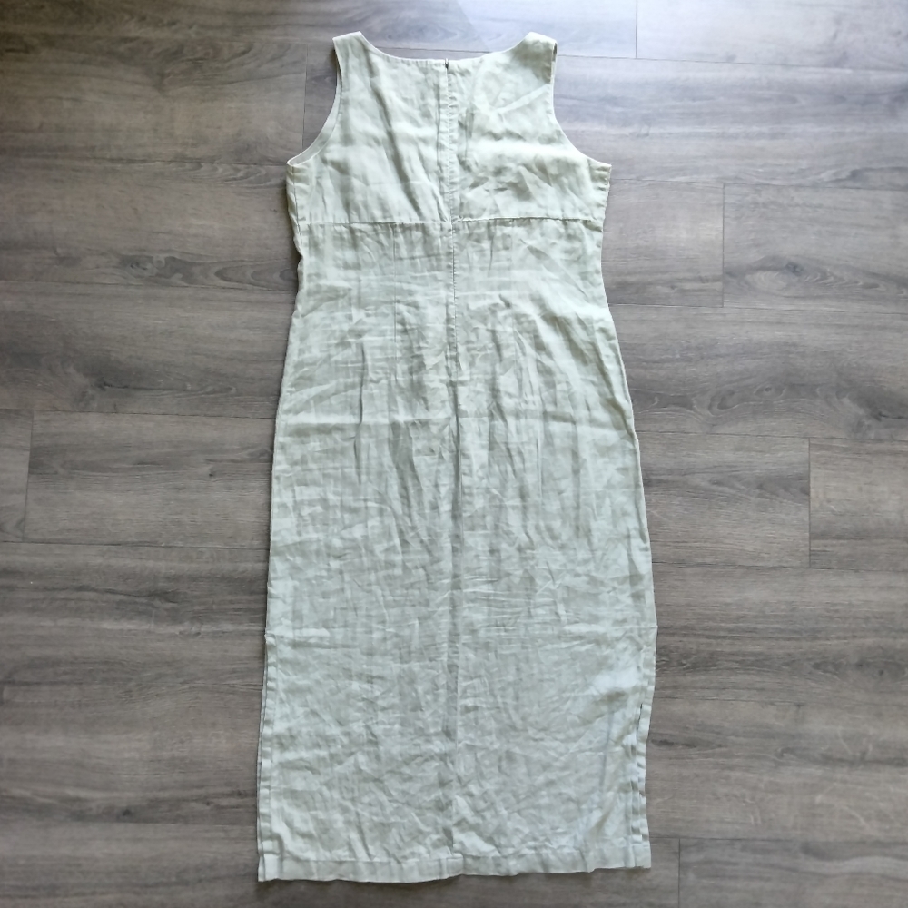 Old Navy Tan Olive Maxi Dress - Picture 3 of 12